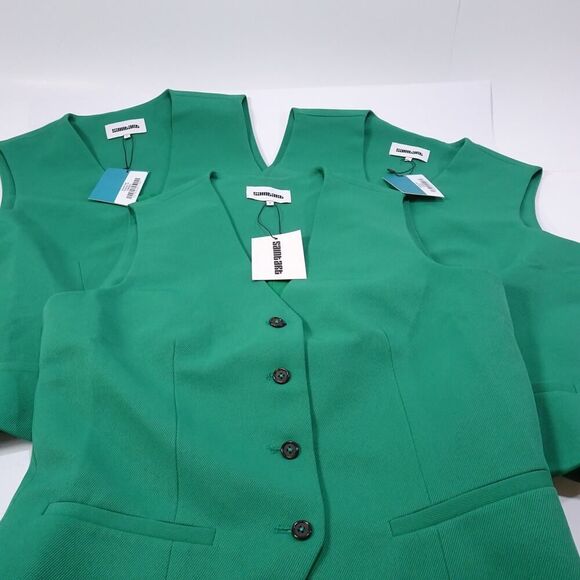 NWT SAINT ART Women's Maude Vest Emerald Sz L and M NWT 225 - Picture 6 of 10